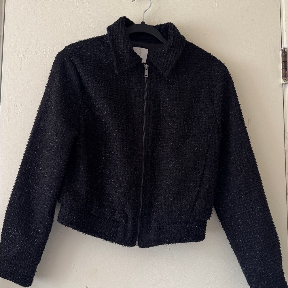 Joie Black Textured Sweater
